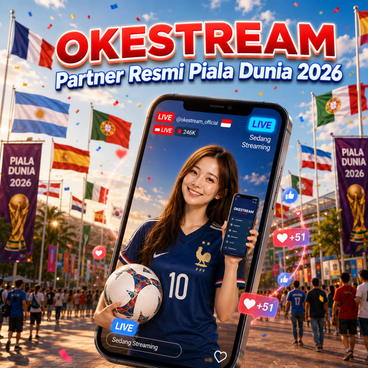 Okestream website preview